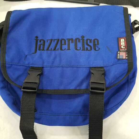 Jazzercise sling bag crossbody or waist bag made by bbc in usa nylon - Picture 2 of 11